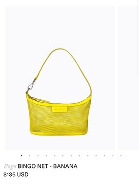 Poppy Lissiman Bingo Net Shoulder Bag - Banana Yellow